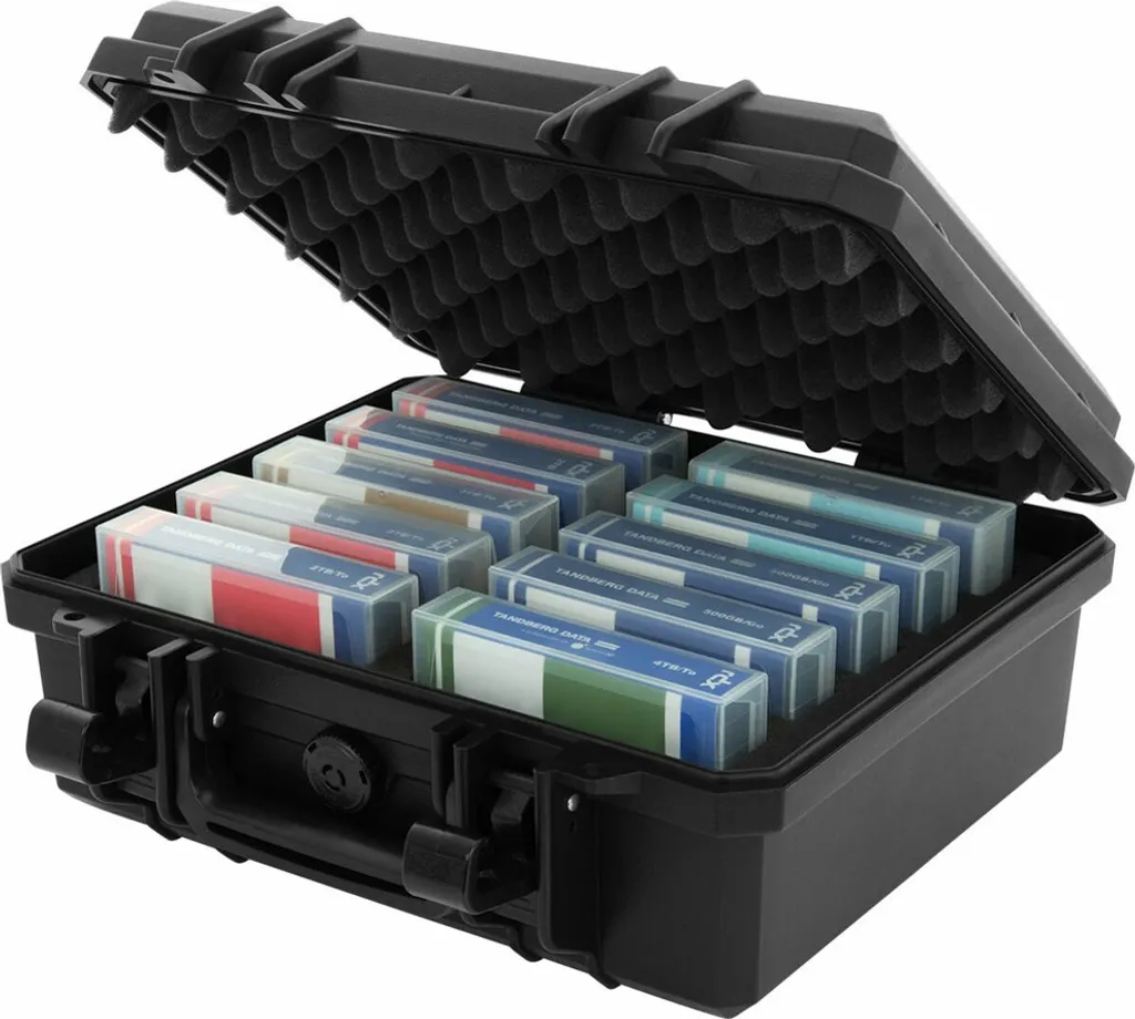 Tandberg RDX QuikStor Tencase pour 10 Cartouches Media - Protection Pro