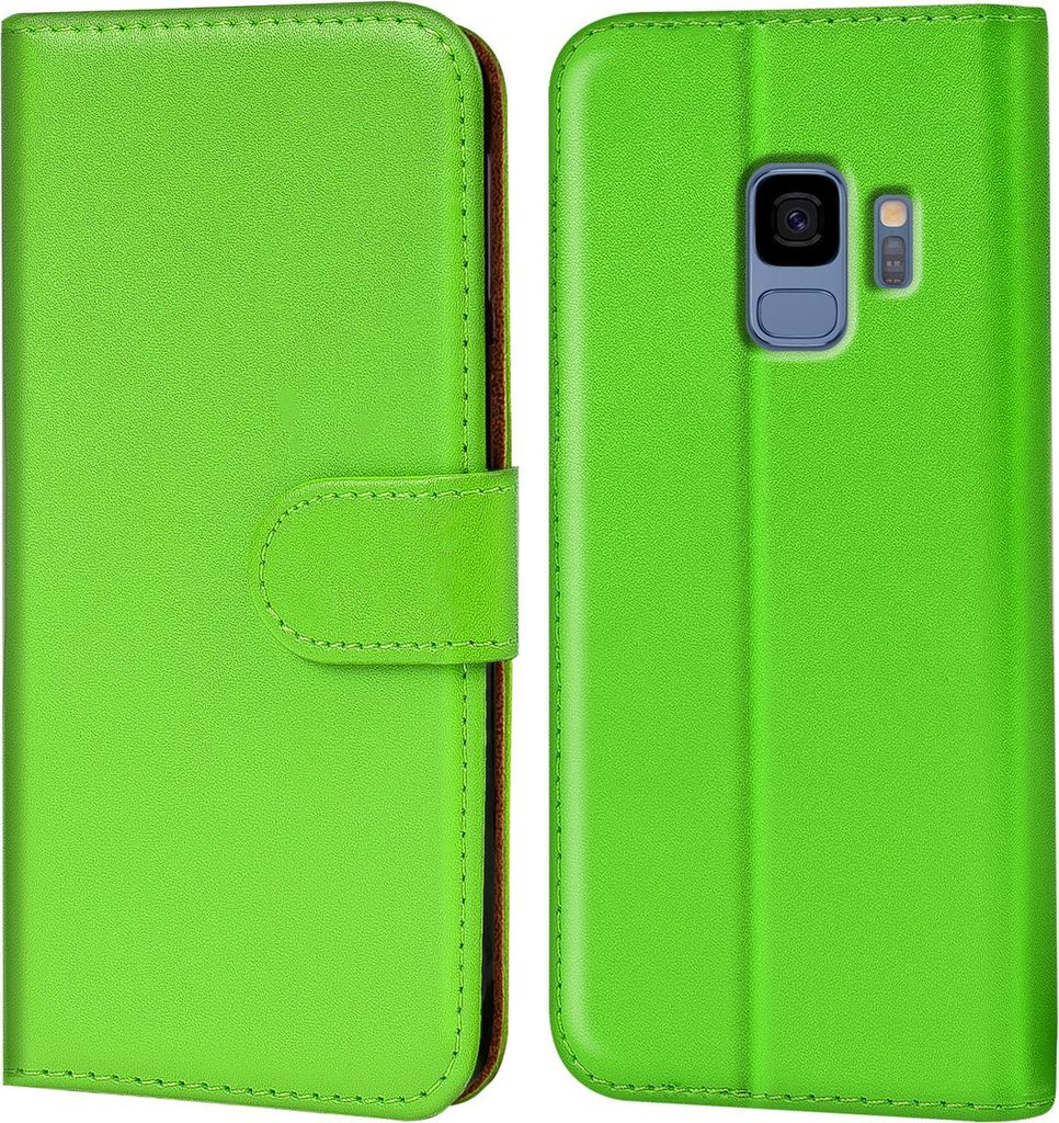 Book Case für Samsung Galaxy S9 Hülle Tasche Flip Cover Handy Schutz Hülle