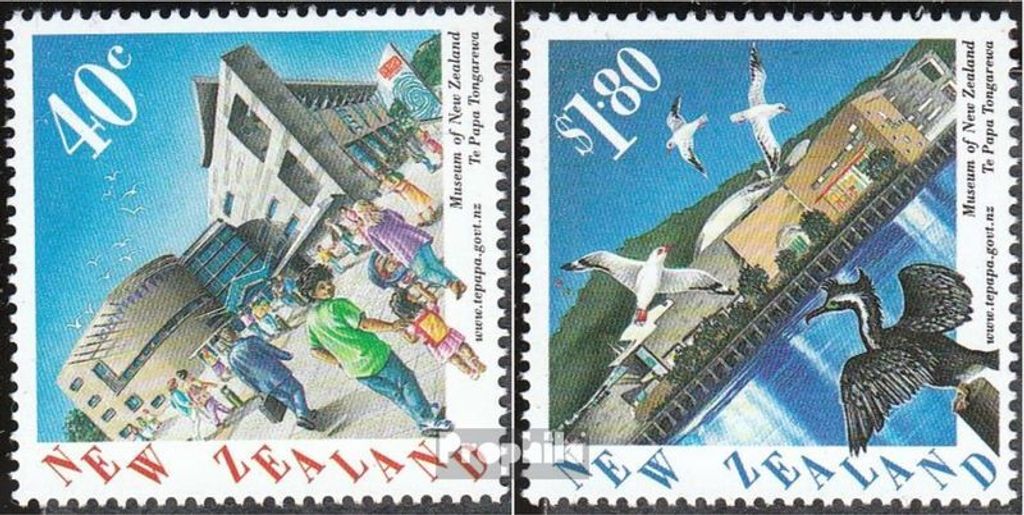 Briefmarken Neuseeland 1998 Mi 1657-1658 (kompl.Ausg.) gestempelt Te Papa