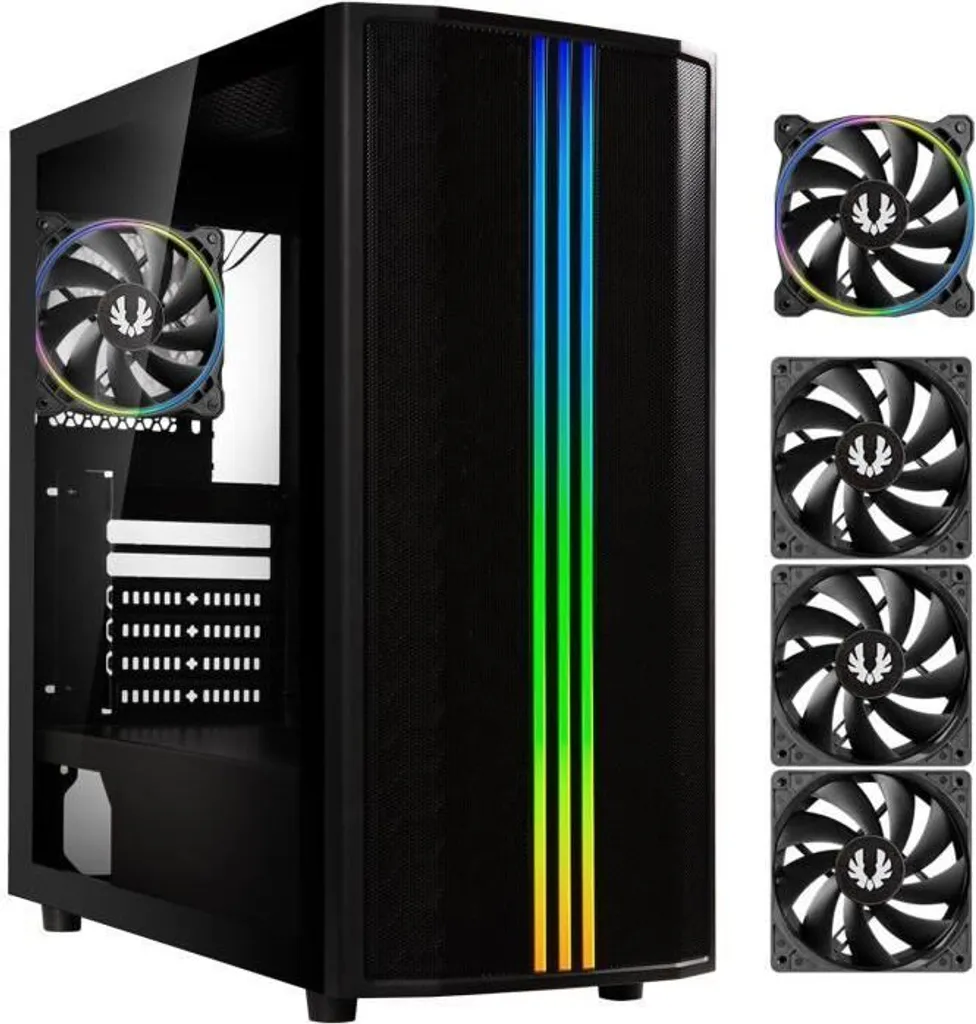 Trasforma il tuo PC con BitFenix Saber Mesh Nero e Luci ARGB