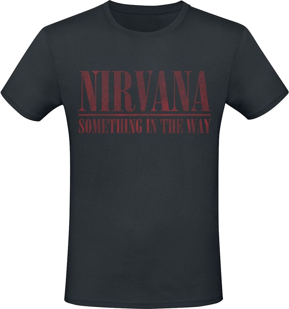 Nirvana T-Shirt Herren Something In The Way schwarz 4XL