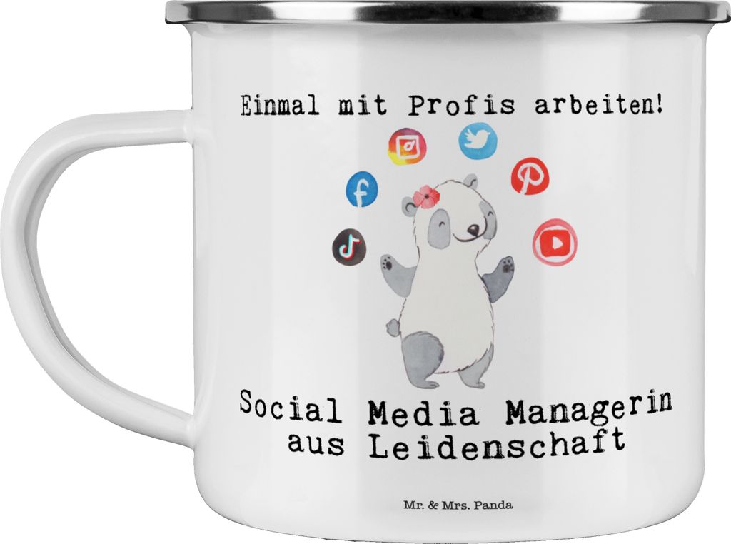Mr. & Mrs. Panda Teetasse Social Media Managerin Produktbild 