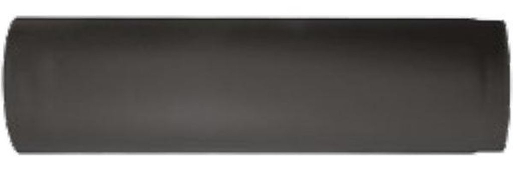 Stahl System Schwarzes Rohr 25cm 130mm R130/25