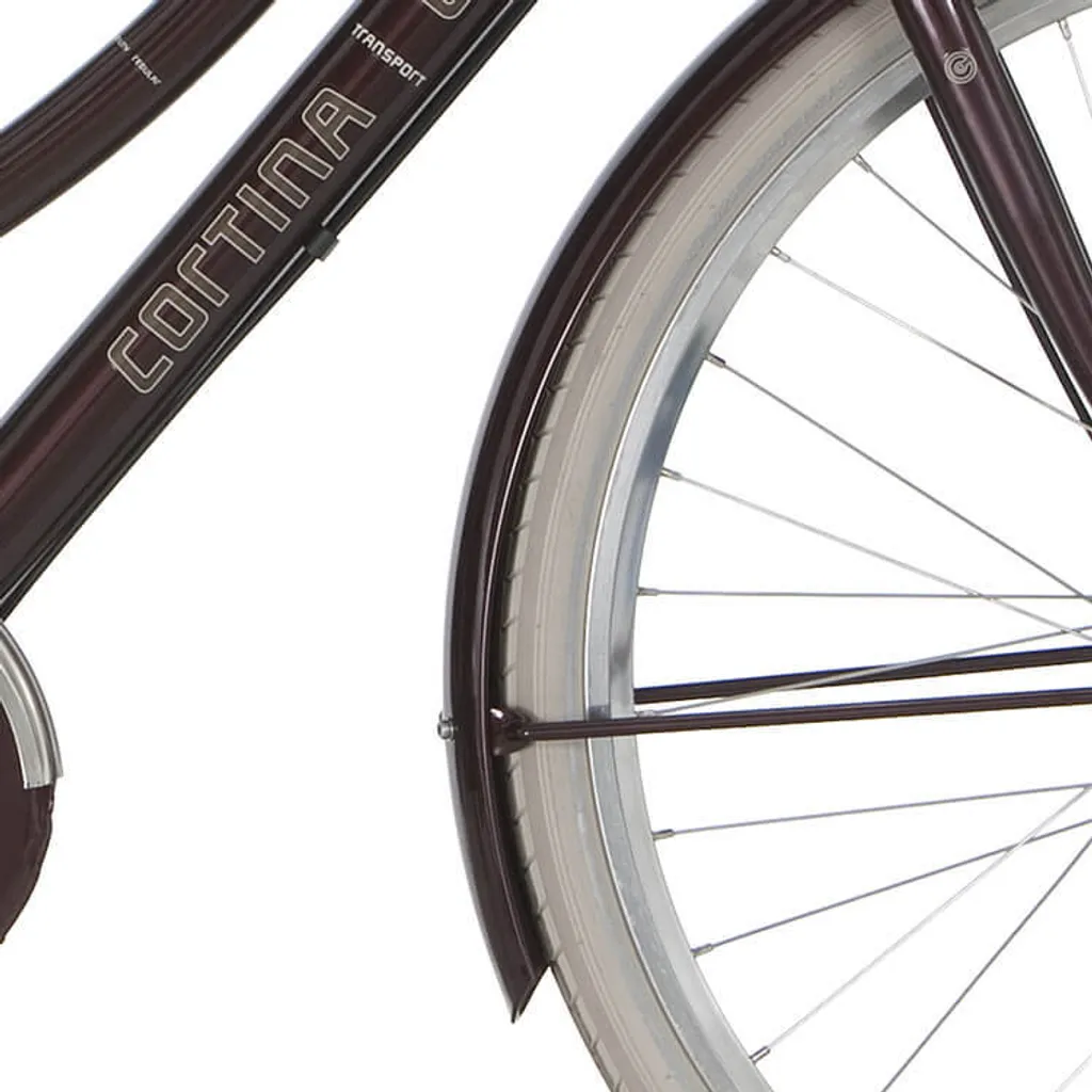 Parafango Anteriore Cortina U4 28 Pollici Acciaio Melanzana Ricambio