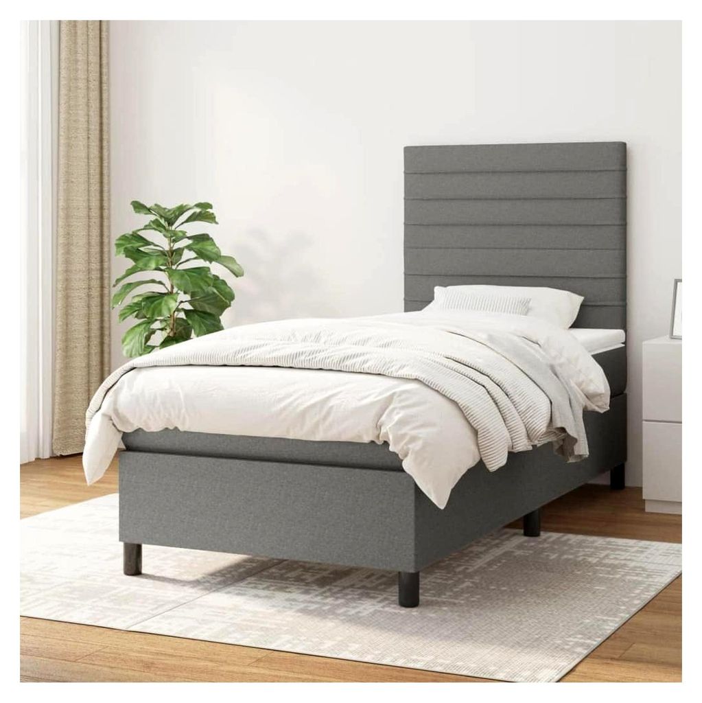 Lattenrost für Bett und Matratze, 90 x 190 cm, Dunkelgrau