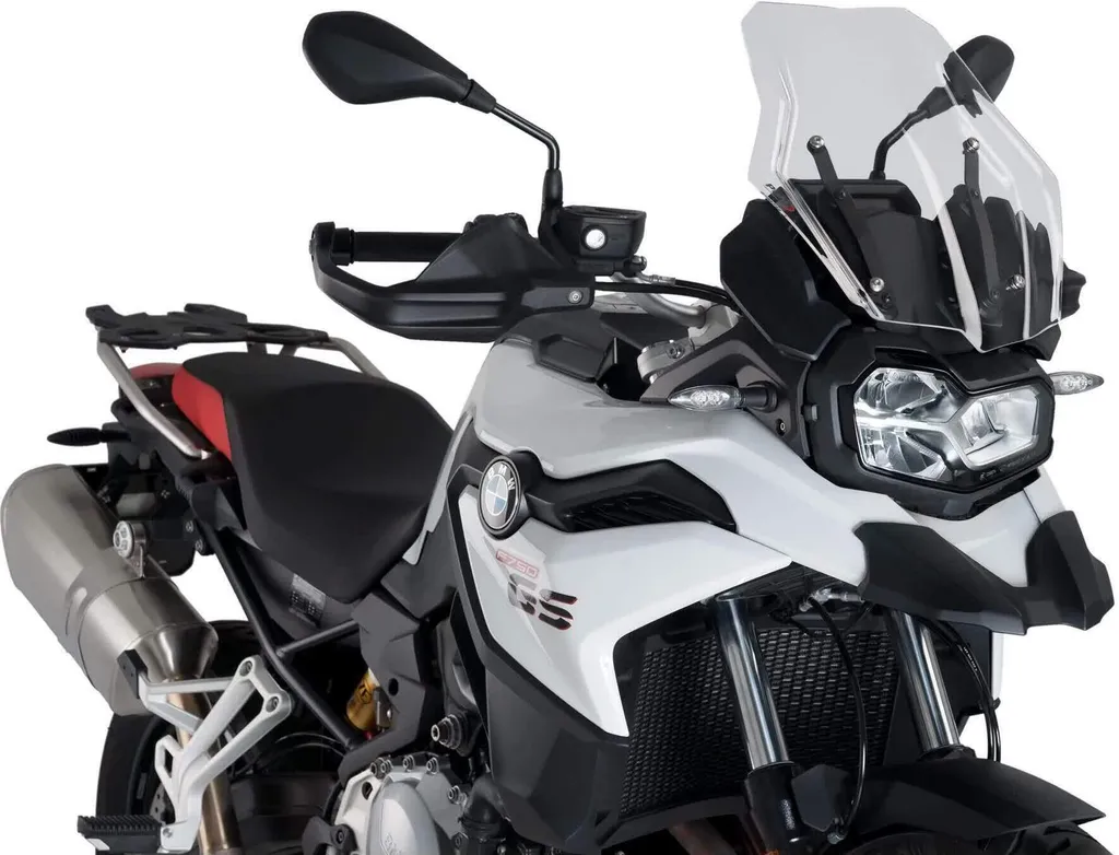 Bulle PUIG 3768W Vitre de tourisme pour BMW F850GS en Coloris Transparent