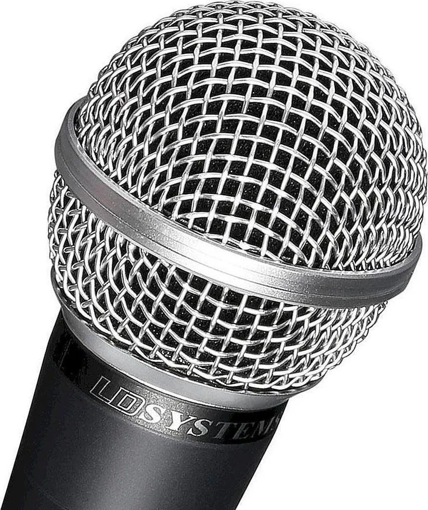 Microphone dynamique filaire LD Systems D 1006 avec bouton on-off
