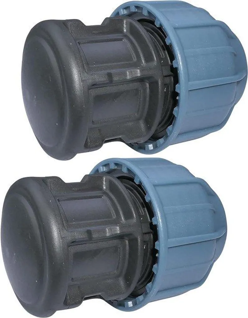 Kit de 10 bouchons de compression 25 mm en polypropylène haute densité