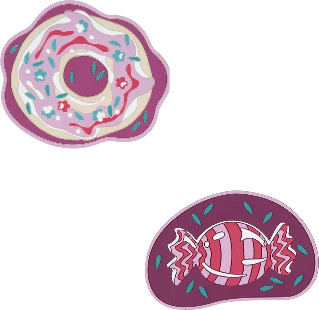 DerDieDas bottoni intercambiabili accessori per lo zaino Wechselbuttons Set 2 teilig Sweet Sprinkles multicolore