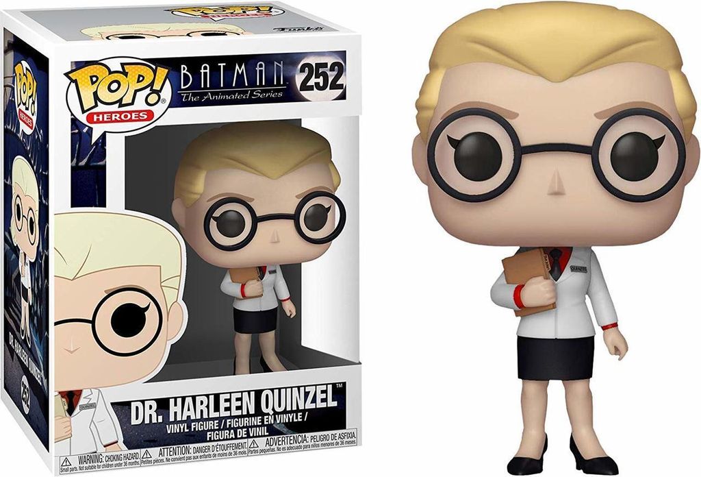 Funko Pop Vinyl Batman The Animated Series Dr. Harleen Quinzel + Pop Protector