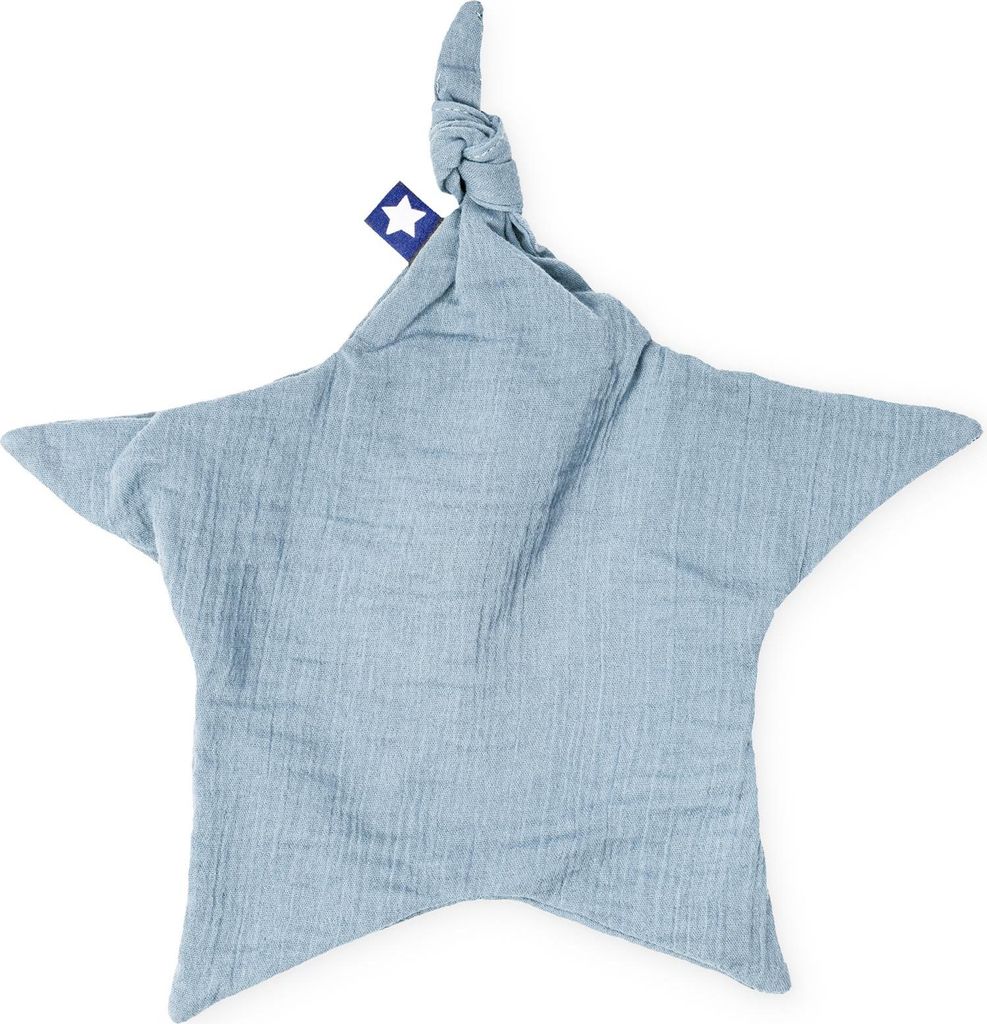 Julius Zöllner denim Schnuffeltuch Musselin