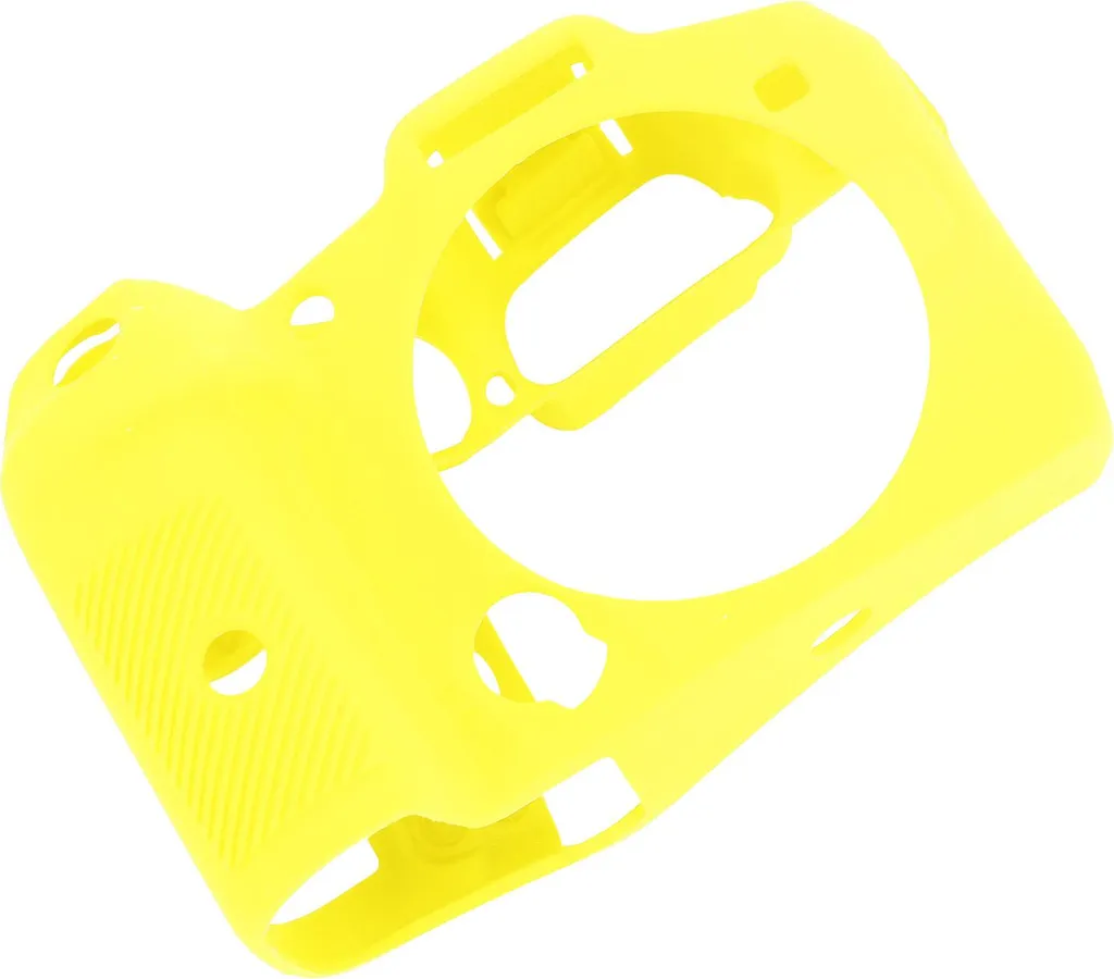 Custodia Silicone Canon EOS R7 Gialla: Protezione Antiscivolo per Mirrorless