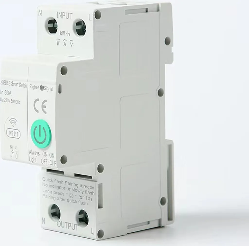 Disjoncteur Zigbee avec commande vocale et programmation horaire mobile
