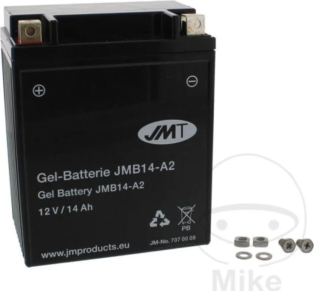 Batterie moto YB14-A2 JMT étanche au Gel pour Honda CBR 1000 F et XL600