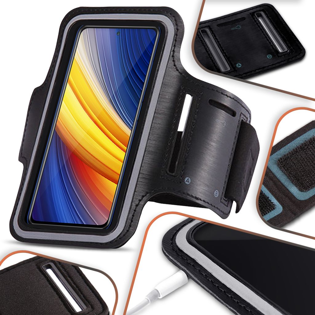 Schutzhülle Xiaomi Poco X3 Pro Handy Hülle Tasche Sport Cover Jogging Armcase