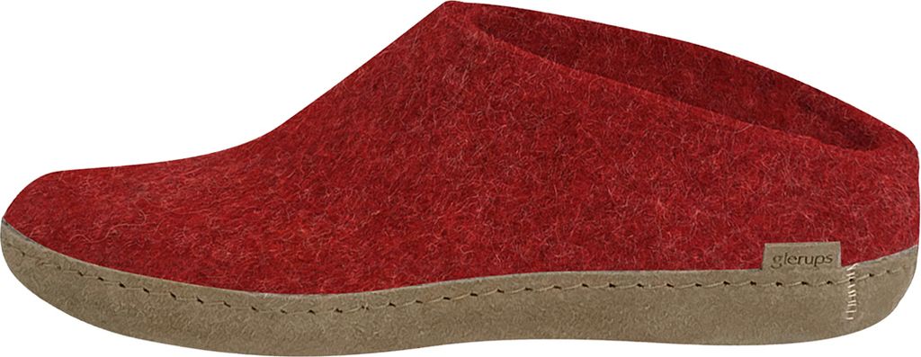 glerups Ledersohle Pantoffeln Aus 100% reiner Naturwolle, Schützt vor Geruch, Bequem und weich zu tragen