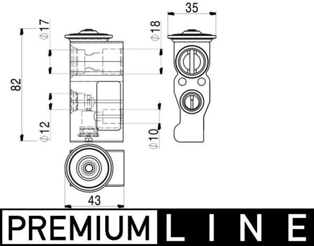 MAHLE Expansionsventil Klimaanlage AVE 2 000P für RENAULT Produktbild 