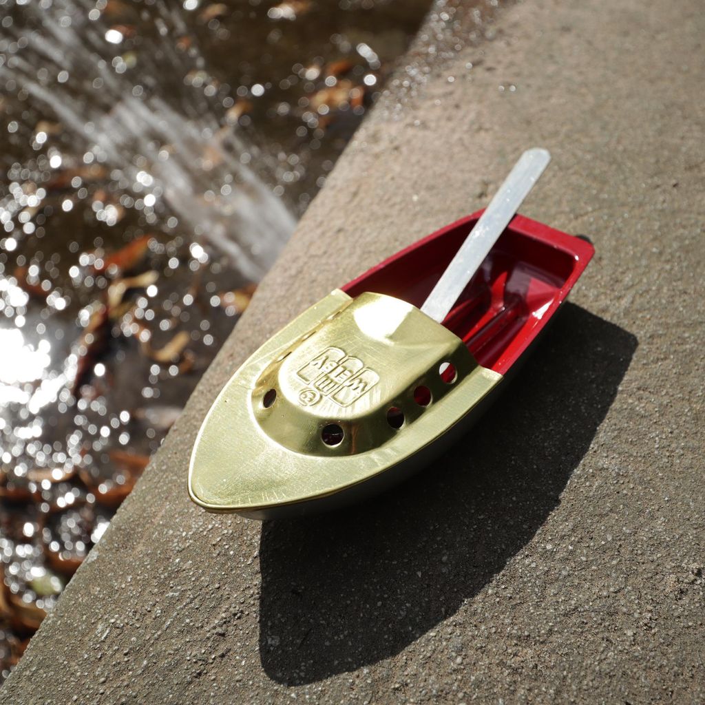 Freak Scene Pop Pop Boot - Nostalgisches Blechspielzeug Mit Kerzenantrieb