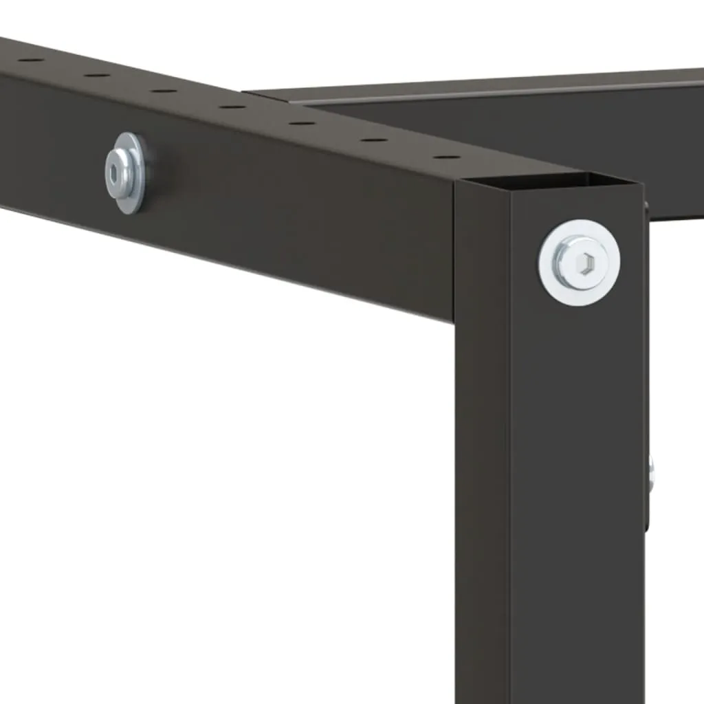 Bâti d'établi en métal bicolore 180 cm - Structure stable et durable
