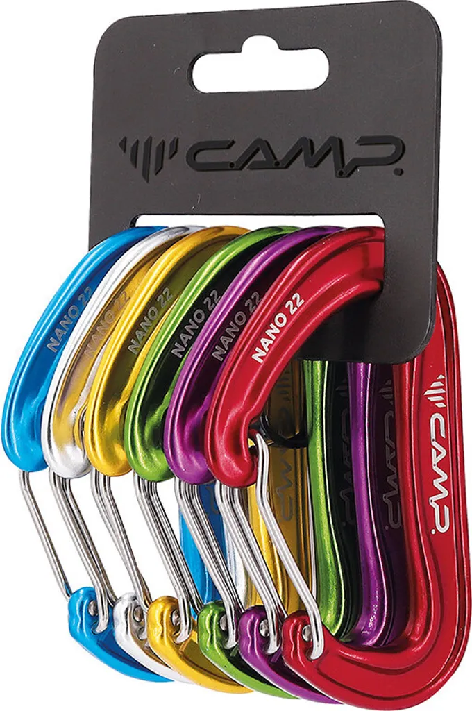 Mousquetons Camp Nano 22 Rack Pack - Design compact et poids plume 22g