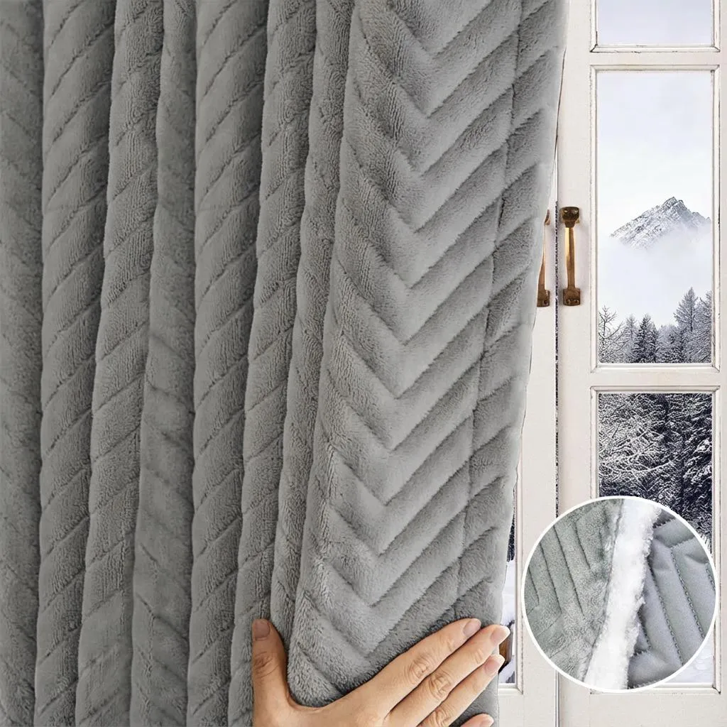 Tenda Termica Divisorio Grigio 200x260cm - Trapuntata Ultra Spessa
