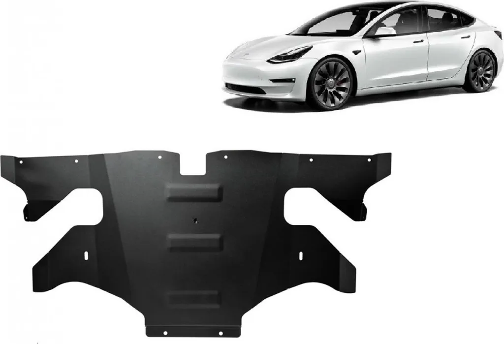 Protection moteur Tesla Model Y AWD en acier robuste et anti-chocs...