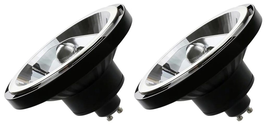 Spectrum GU10 LED-Spot AR111 - 12 Watt - 230 V - 1050 Lumen - 3000 K Warmweiß - Gemütliches Licht - Energieeffizient - 2 Stück