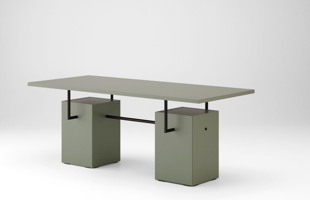 Couchtisch Moderner, praktischer, eleganter Couchtisch ARROCCO B:150/H:59/T:65 cm Farbe: pastellgrün