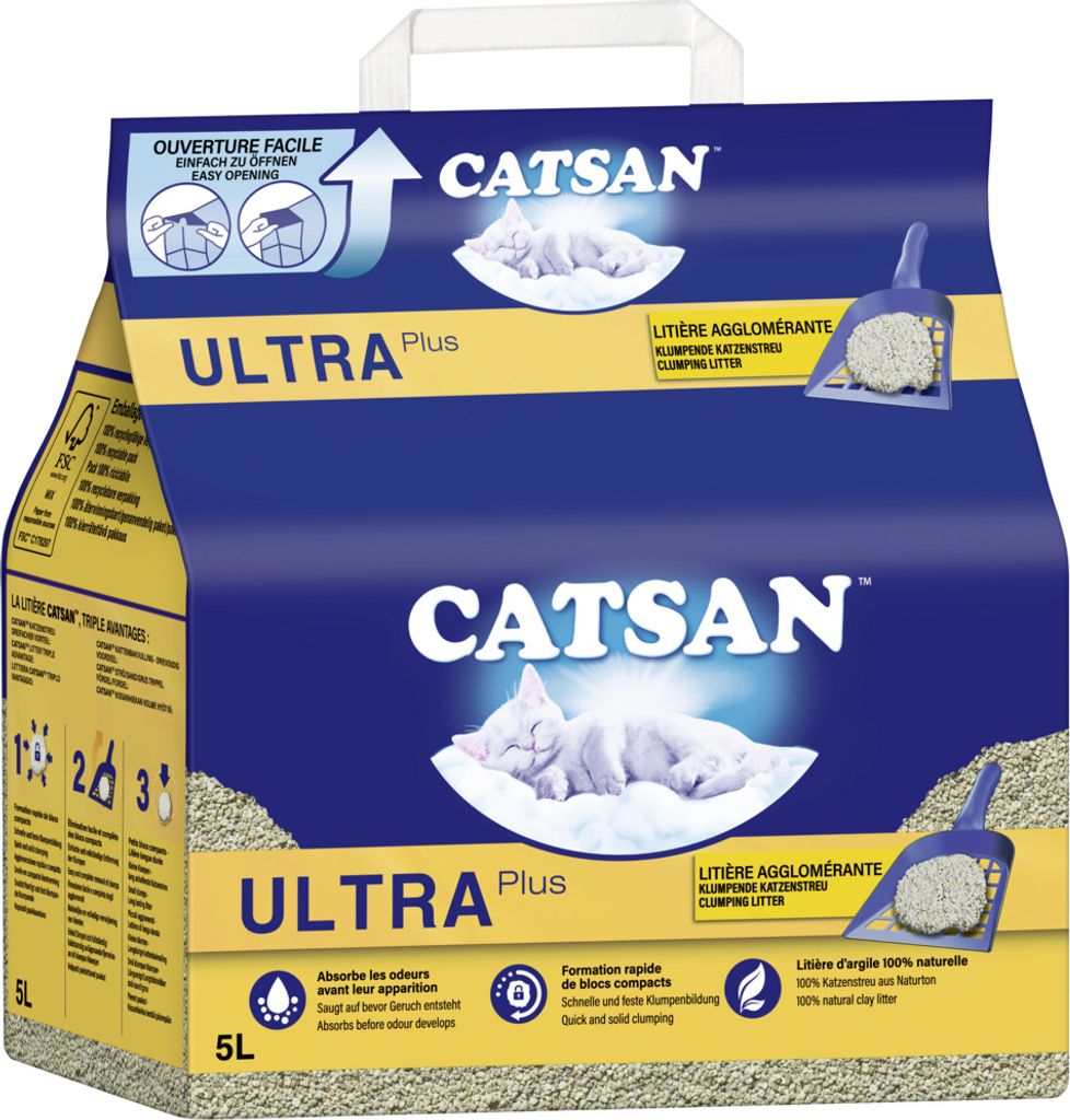 CATSAN Ultra Plus Klumpstreu 5l