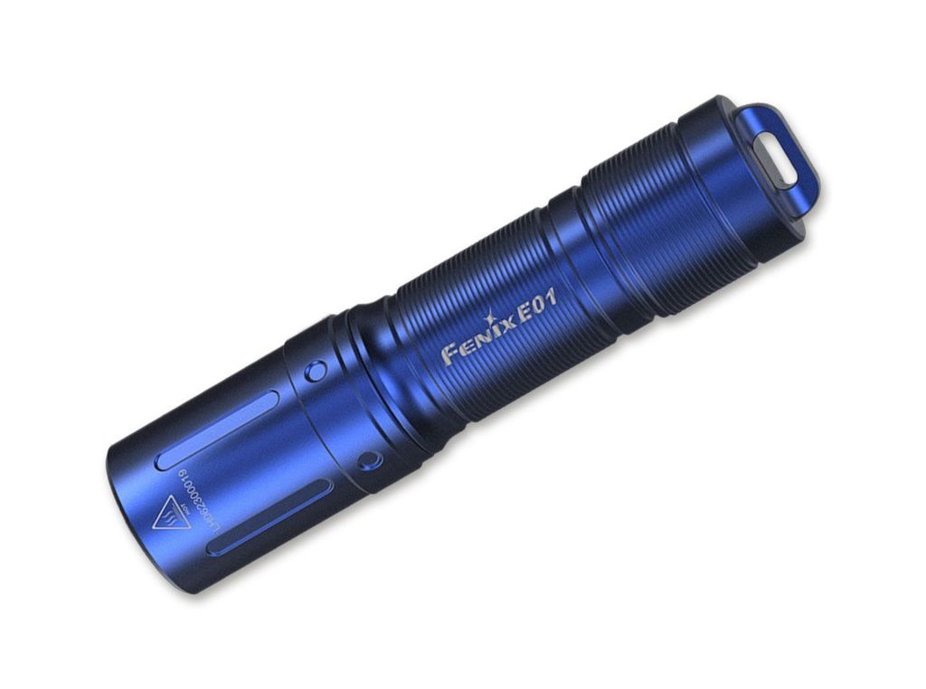 Fenix E01 V2.0 Taschenlampe, 100 Lumen, 6,7 cm, Blau, AAA Batterie, Schlüsselbundlampe