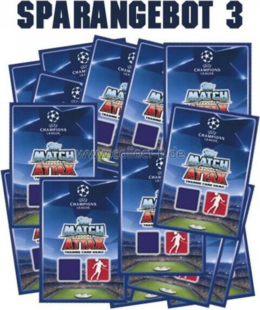 Champions League - Spar 3 - Saison 15/16 - 100 verschiedene Base Karten + 5 Duo-Karten + 5 Matchwinner