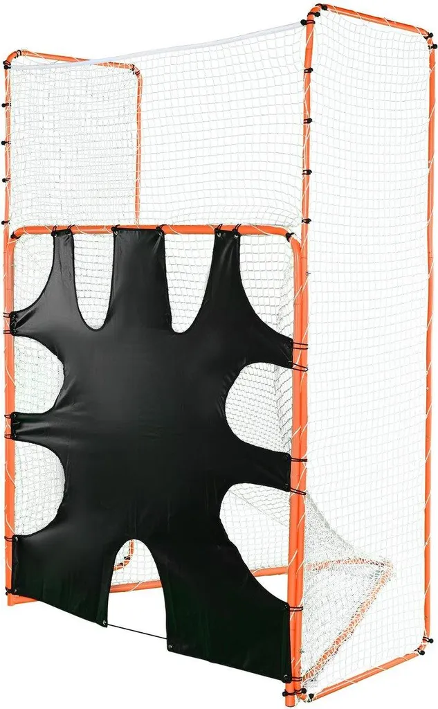 Filet de lacrosse 12' x 9' anti-balles perdues avec cible de précision