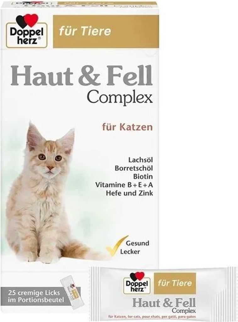 Double cœur pour animaux Complexe peau & pelage Licks Image du produit 