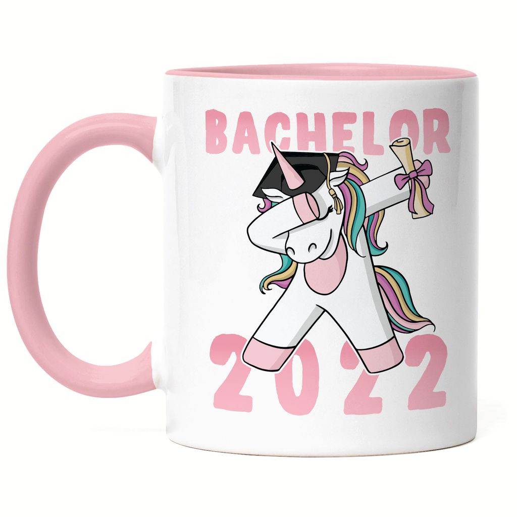 Bachelor 2022 Tasse Rosa Pferd Einhorn Abschlussgeschenk Dab Cool Humorvoll Geschenkidee