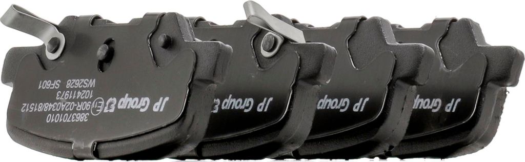 JP GROUP Bremsbeläge Satz Hinten passend für PEUGEOT 4008 SUV 3863701010