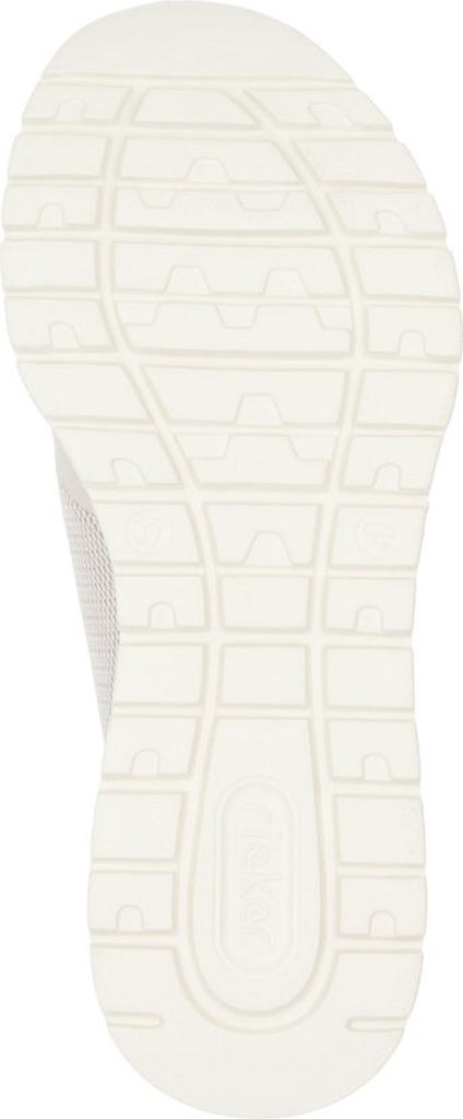 Rieker Damen Sneaker | Sportlicher Halbschuh mit Luftpolster | Weite G M6064, Größe:40 EU, Farbe:Beige