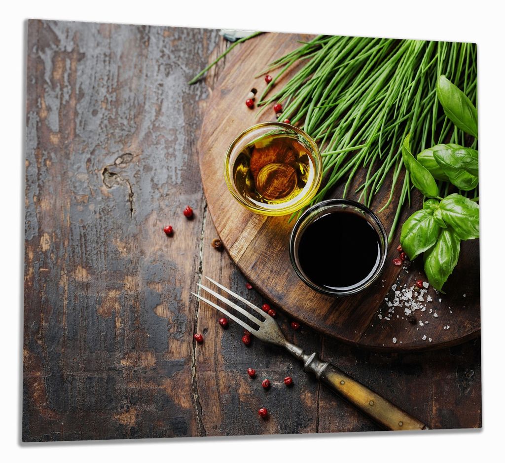 Wallario Herdabdeckplatte aus Glas, Größe 60 x 52 cm Produktbild 