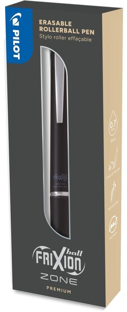 PILOT PEN FRIXION Zone Tintenroller 0.4 mm Schwarz Produktbild 