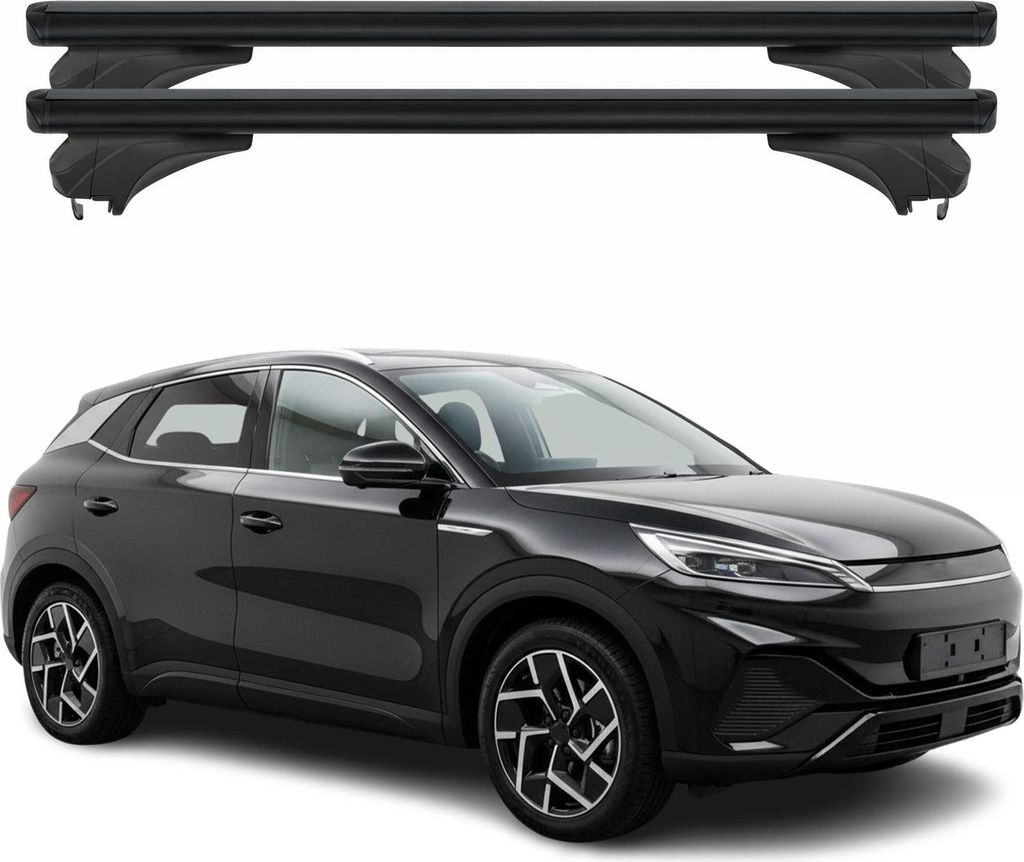 Menabo Dachträger Grundtäger für BYD Atto 3 2022-2025 Aluminium Schwarz 2 tlg