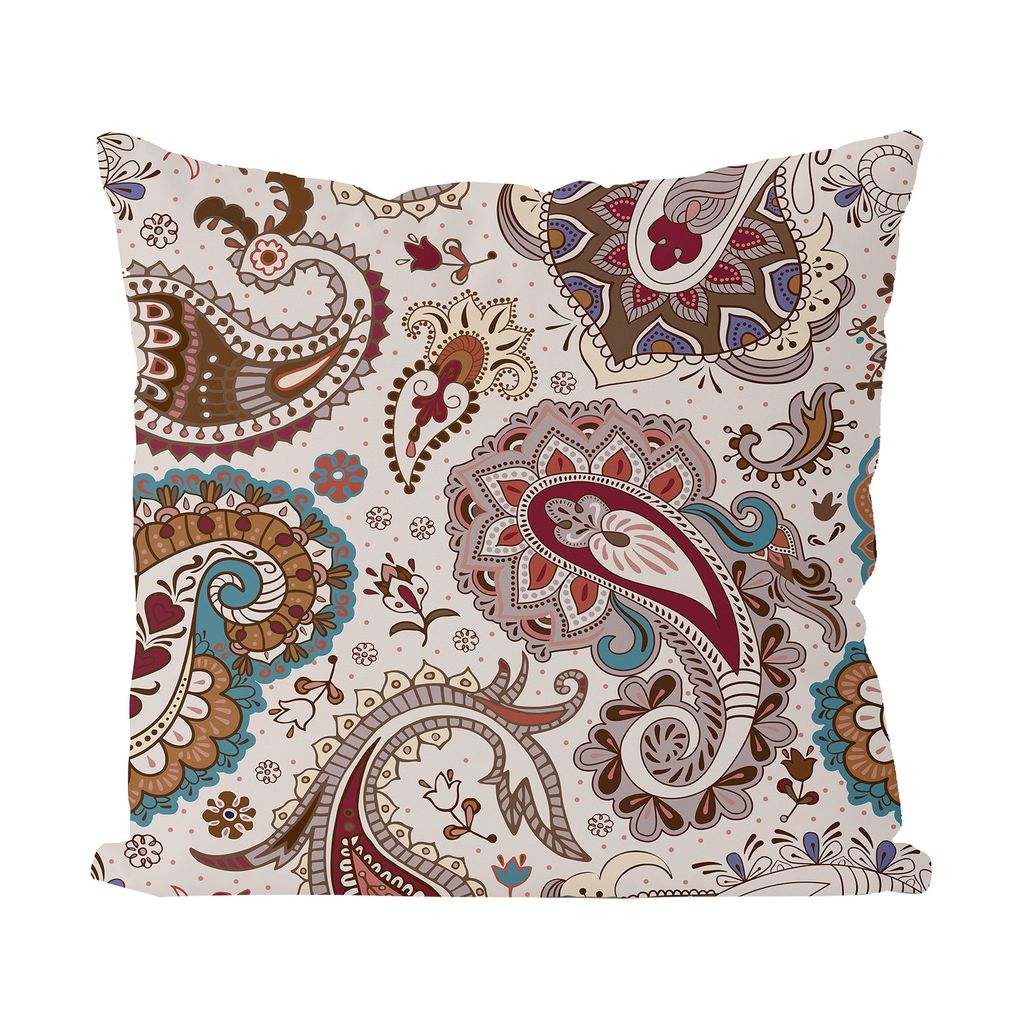 Europäische Musterkissen -Kissen -Cover Home Sofa Stuhl Dekorative Kissenlip-#13