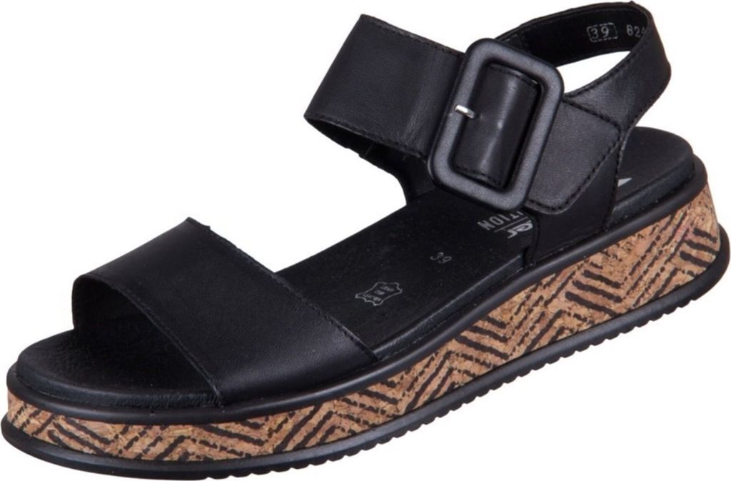 Rieker fsk damen sandalen Damen Sandaletten in Schwarz, Größe 41
