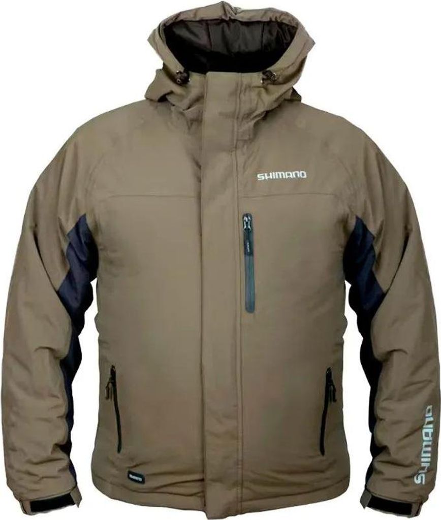 SHIMANO Regenjacke, XXL, grün, Gepolstert, SHRJPGRXXL