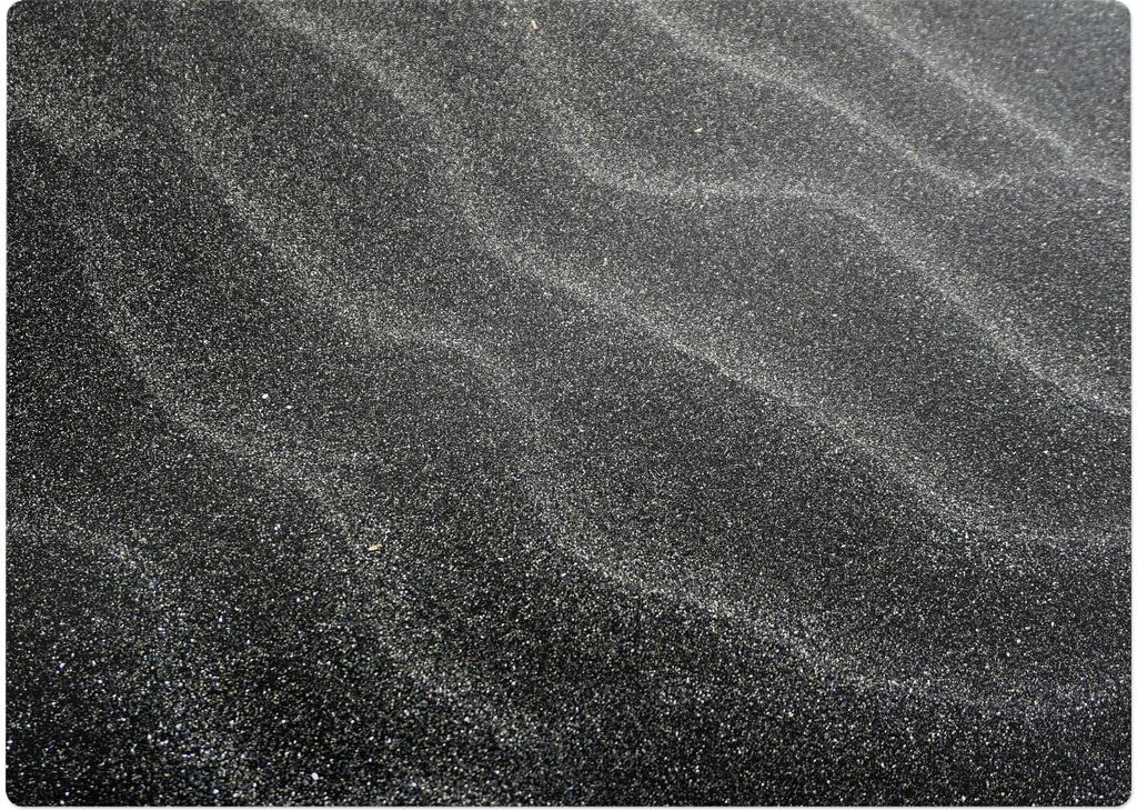 Wellenförmige Sandmuster – Bodenschutzmatte – Stuhlunterlage 140x100 cm – Rutschfest – Hartbodenmatte