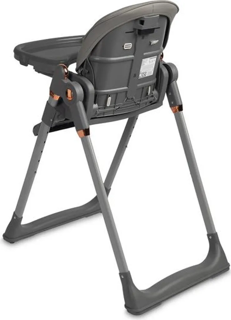 Chaise d'alimentation bébé Vars grise idéale pour diversification repas - 3