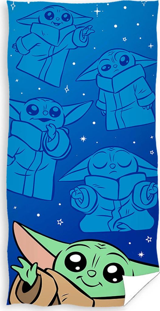 Babyhandtuch Star Wars Baby Yoda Galaxie Grog