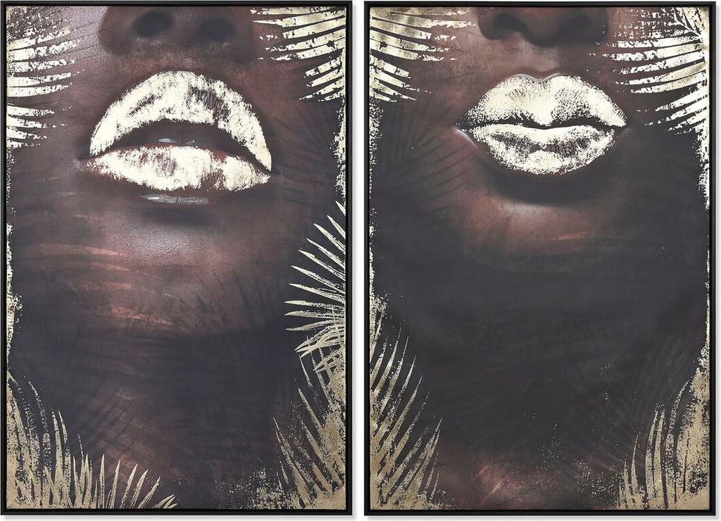 Leinwand Home ESPRIT polystyrol Leinwand 83 x 4 x 123 cm