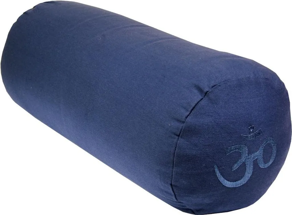 Oreiller de méditation Yoga-Mad MQ363 bleu ferme et déhoussable