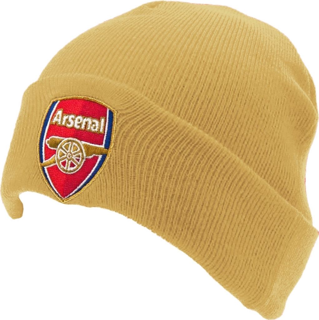 Arsenal FC - Mütze Umgekrempelter Umschlag TA13057 (Einheitsgröße) (Gold)
