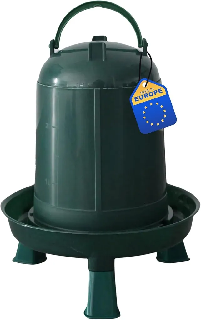 Zona agricola Abbeveratoio per polli Eco con piedini 8 L