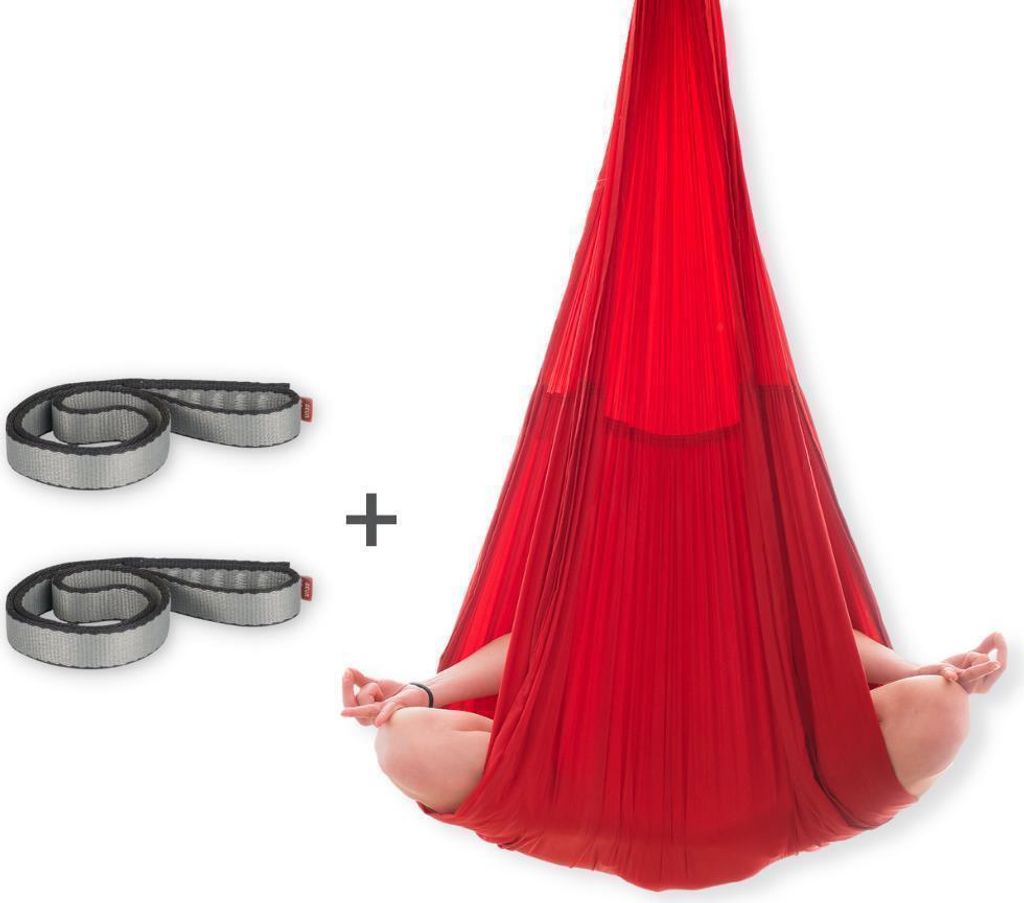 Aerial Sling Set - 160cm breit, Polyester 5 m navy blau
